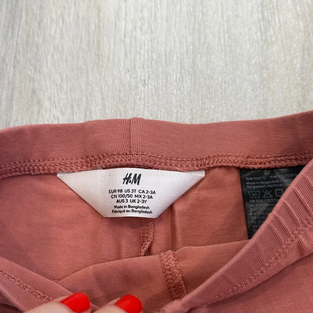 H&M 3T Kids' Assorted Color Leggings Set - Picture 14 of 15